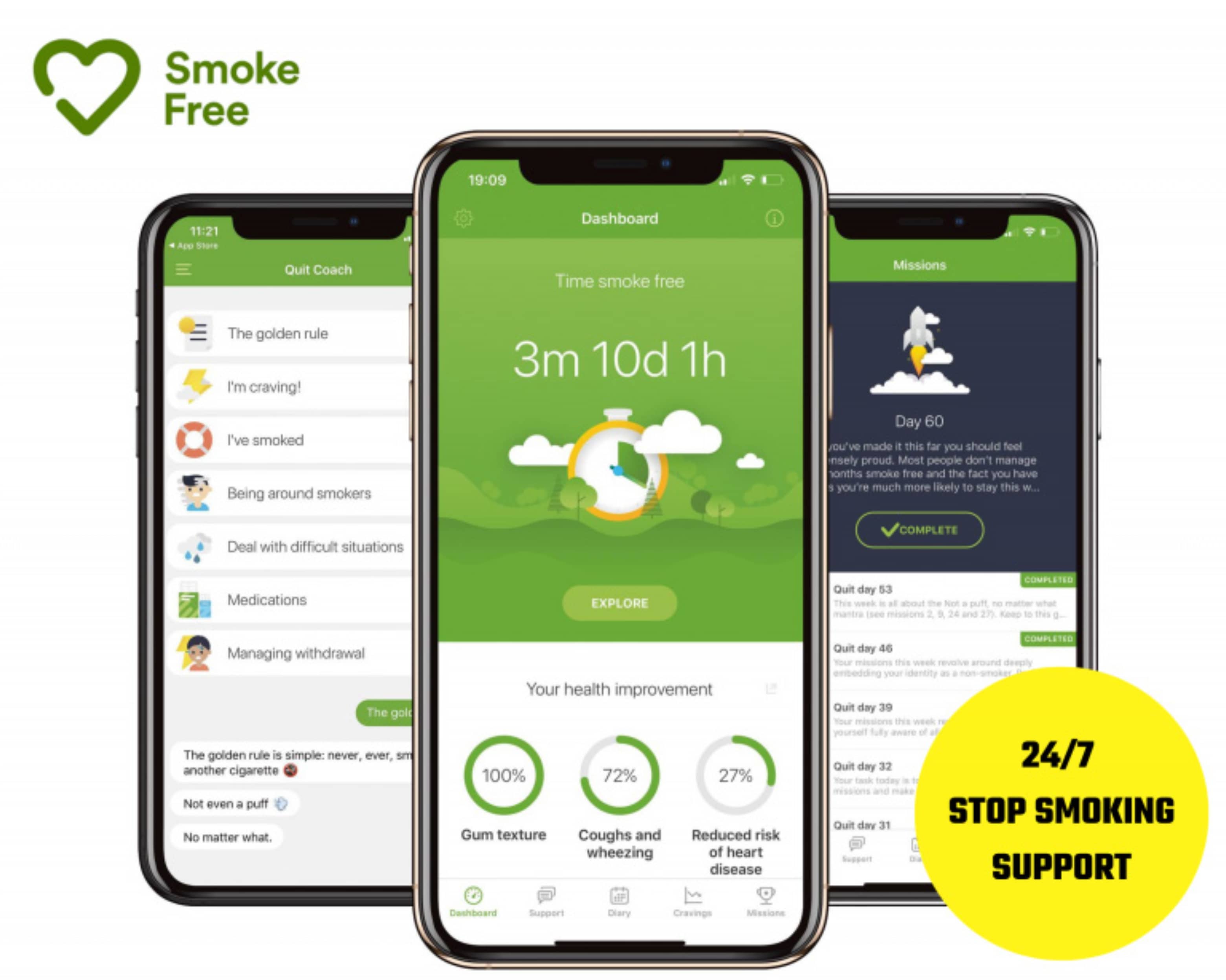 Smoke Free app